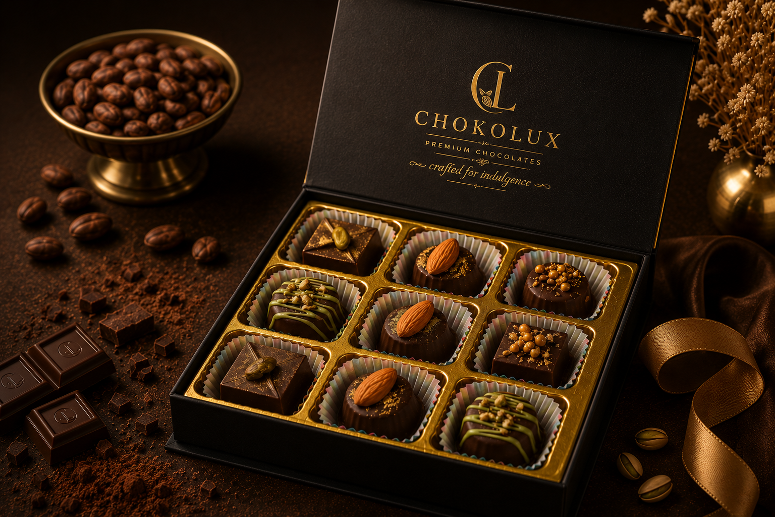 Chocolate gift boxes from CHOKOLUX