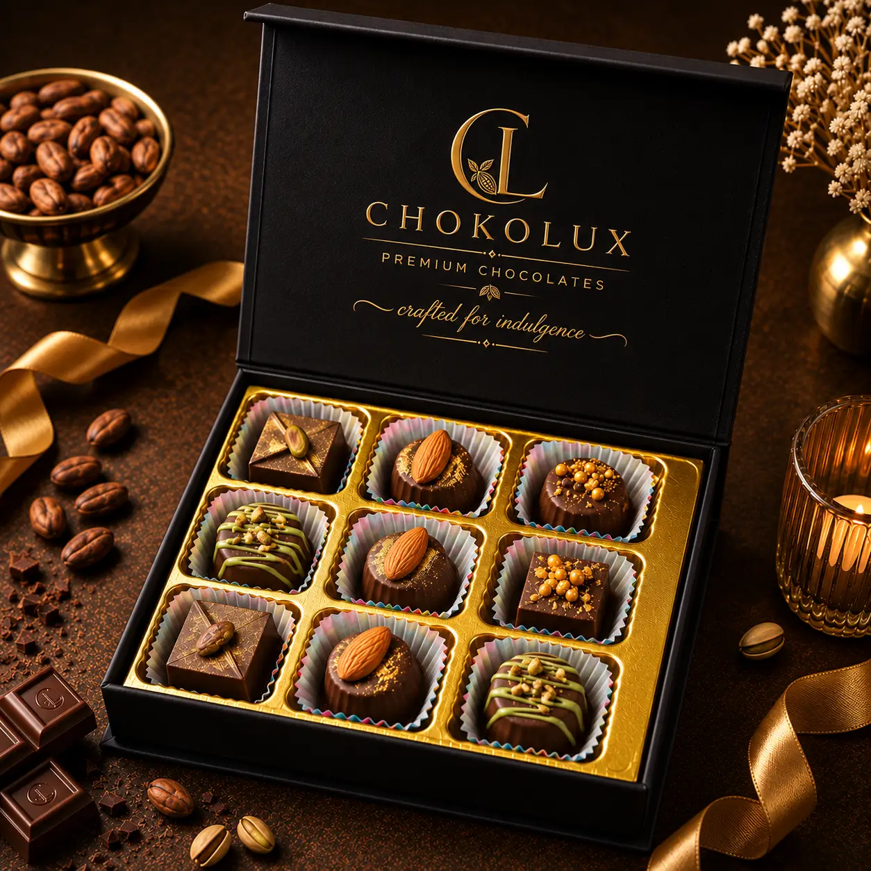 Chocolate gift boxes from CHOKOLUX